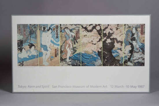Framed art. Tokyo: Form and Spirit. San Francisco Museum of modern Art. 12 March-10 May 1987