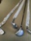 Northwestern Spectra II golf clubs. 3) seem new 1 10.5, 3 15, 4 24 golf clubs 1) used 7 . 4 pieces
