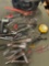 Stanley tool bag and assorted tools. Over 40 pieces