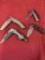Elite Tactical, Tac Force, Buck & Falcon foldable knives. 4 pieces