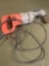 Milwaukee Heavy Duty drill, turned on