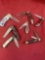 Assorted foldable knives. 7 pieces