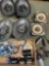 Kicker, Kenwood, Panasonic speakers and assorted items