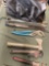 Bag and assorted tools. 8 pieces