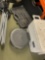 Portable stove, portable toilet, chair, Igloo. 4 pieces