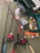 4) Assorted fishing poles, Plano fishing boxes with accessories/ items.