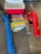 Igloo 48 quarts cooler, foldable chairs, umbrella, mat. 5 pieces