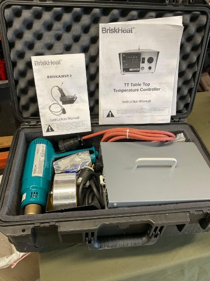 Brisk Heat BRISKAIRSP-1 heat gun system with temperature controller & Pelican case