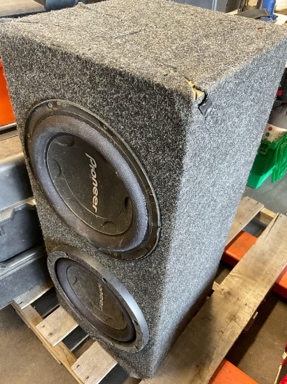 12" Pioneer dual subwoofer, Box 14" x 32" x 14"