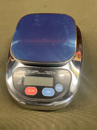 A N D HL-3000WPN washdown scale, seems new, untested