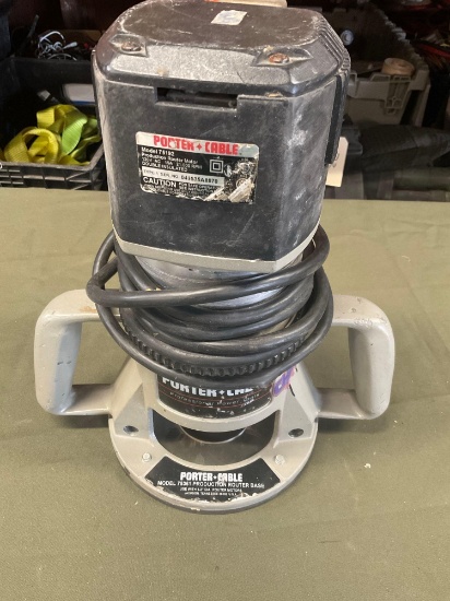 Porter Cable 75192 router motor, turned on
