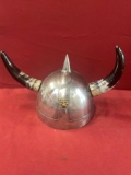 Medieval adult metal Viking helmet