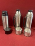 Thermal Coffee bottles. 3 pieces