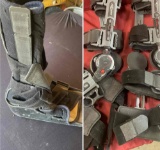 DonJoy knee braces & Maxtrax size L walking boot
