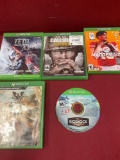 BOX One untested games. 5 pieces