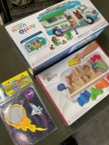 New Lakeshore travel camper, sensory sand set, learn to count dough mats. 3 pieces