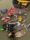 Dewalt tool bag and assorted tools. 40 pieces