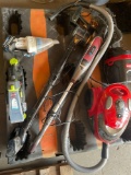 Assorted vacuums/ mop. Dirt Devil, Bissell, Hart, Shark Genius, Hyper Tough. 6 pieces