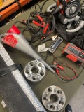 Black & Decker vacuum, funnels, charging cables, etc. 9 pieces