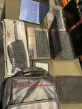 Laptops, keys board, bags. 8 pieces