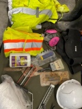 Painters items, boot, Cisco jacket, vest, etc.14 pieces