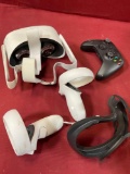 Head set, controls. 4 pieces