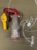 ATV utility winch with remote