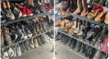 Assorted pairs of shoes. 40 pairs