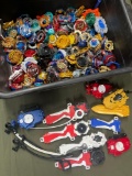 Large lot of spinning/launchers toys. Over 30 pieces