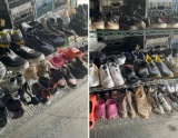 Assorted pairs of shoes. 34 pairs