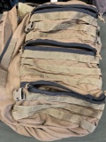 Heavy duty backpack with 7 detachable pouches inside