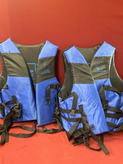 Foot Glove sporting goods adult life jackets. 2 pieces