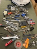 Herschel backpack and assorted tools. Over 50 pieces