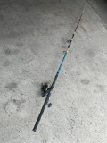 Silver Cat fishing pole with Shakespeare reel