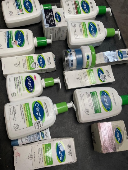 Cetaphil product. unknown expiration, damaged boxes. 16 pieces