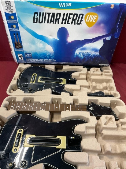 Guitar Hero two guitar controllers ONLY.