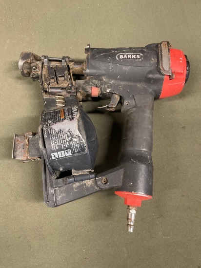 Untested pneumatic Banks roofing nailer