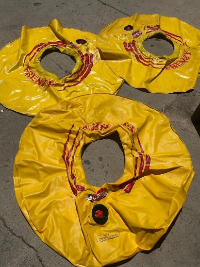 54" Sportstuff Frenzy inflatables. 3 pieces, untested