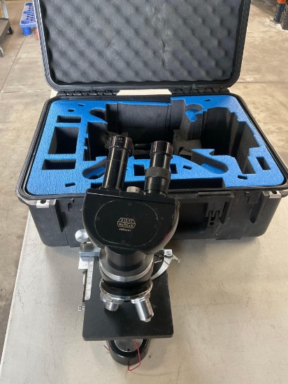 GPC case & E. Eleitz Wrptzlar Germany microscope