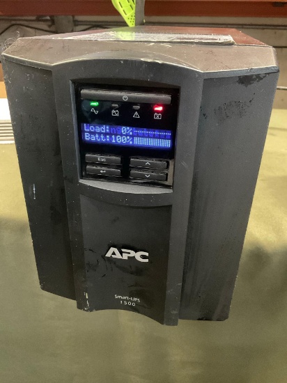 APC Smart UPS 1500 artery backup, turned on