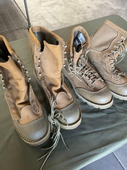 Like new, Vibram Danner size 9 & 10.5. boots