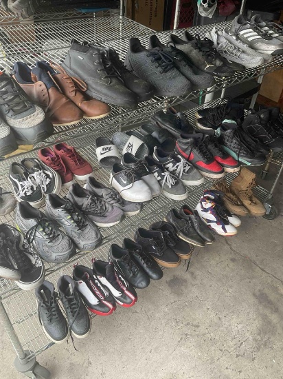 Assorted shoes. Adidas, Nike, Puma, Fila, Vans, etc. 30 pairs
