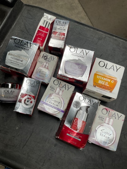 Olay product, could not find expiration, damaged boxes. 11 pieces