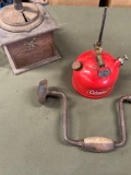 Vintage coffee grinder, handle, Coleman lantern part