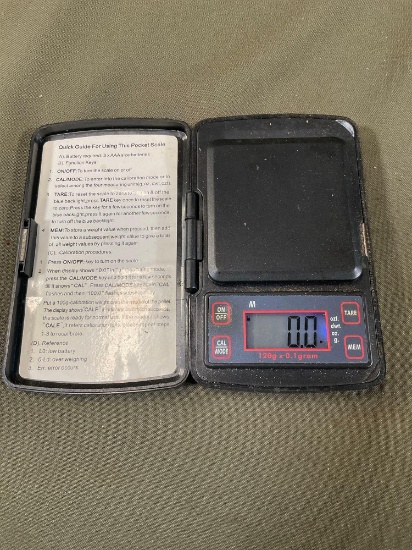 RiteWeight G-SA-TT-120B digital pocket weight