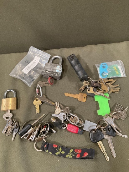 Assorted keys & locks