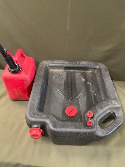 1 gallon fuel container & oil drain container