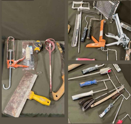 Assorted painters tools/ items. 26 pieces
