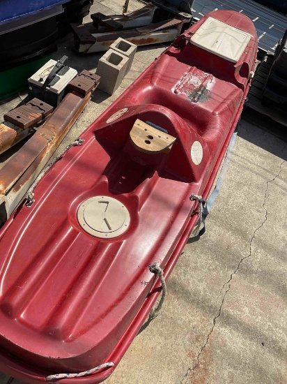 BSA donation- 12' Dolphin red Kayak with front storage