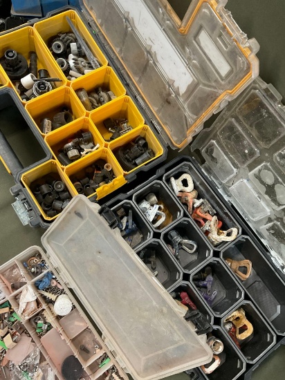 3) Storage cases with assorted products